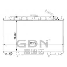 GDN.6.NI.016M-23 尼桑 鋁質散熱器