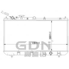 GDN.6.MA.002M-23 馬自達 鋁質散熱器