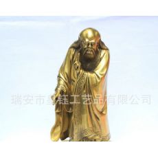 精品銅佛像 老子鎮(zhèn)宅招財(cái)家居風(fēng)水 27*10.5*10.5