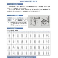 DMF 型 電磁式煤氣安全閥